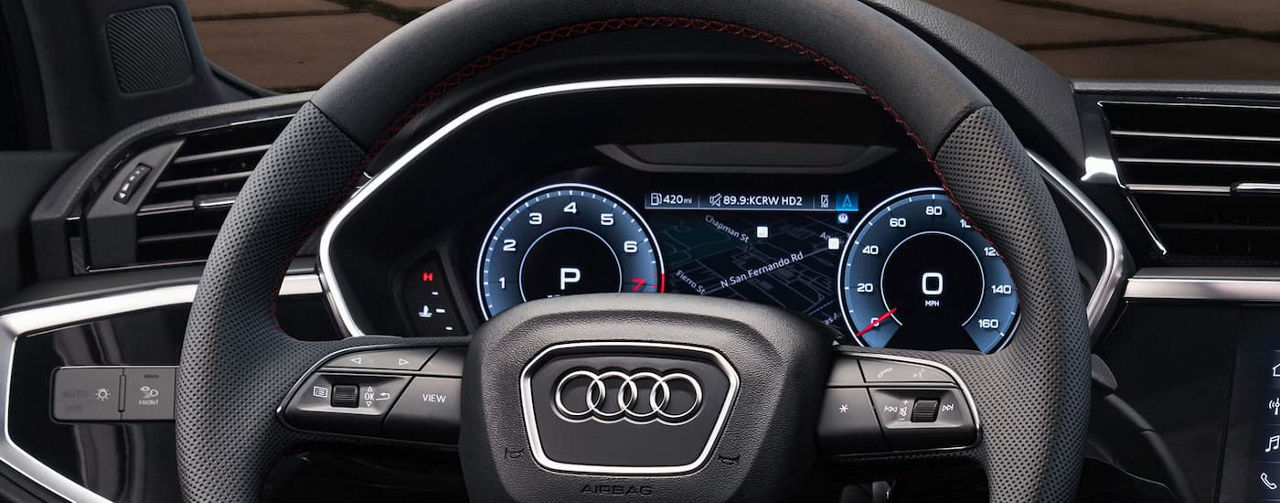 Steering wheel in a 2025 Audi Q3 for sale in Roanoke